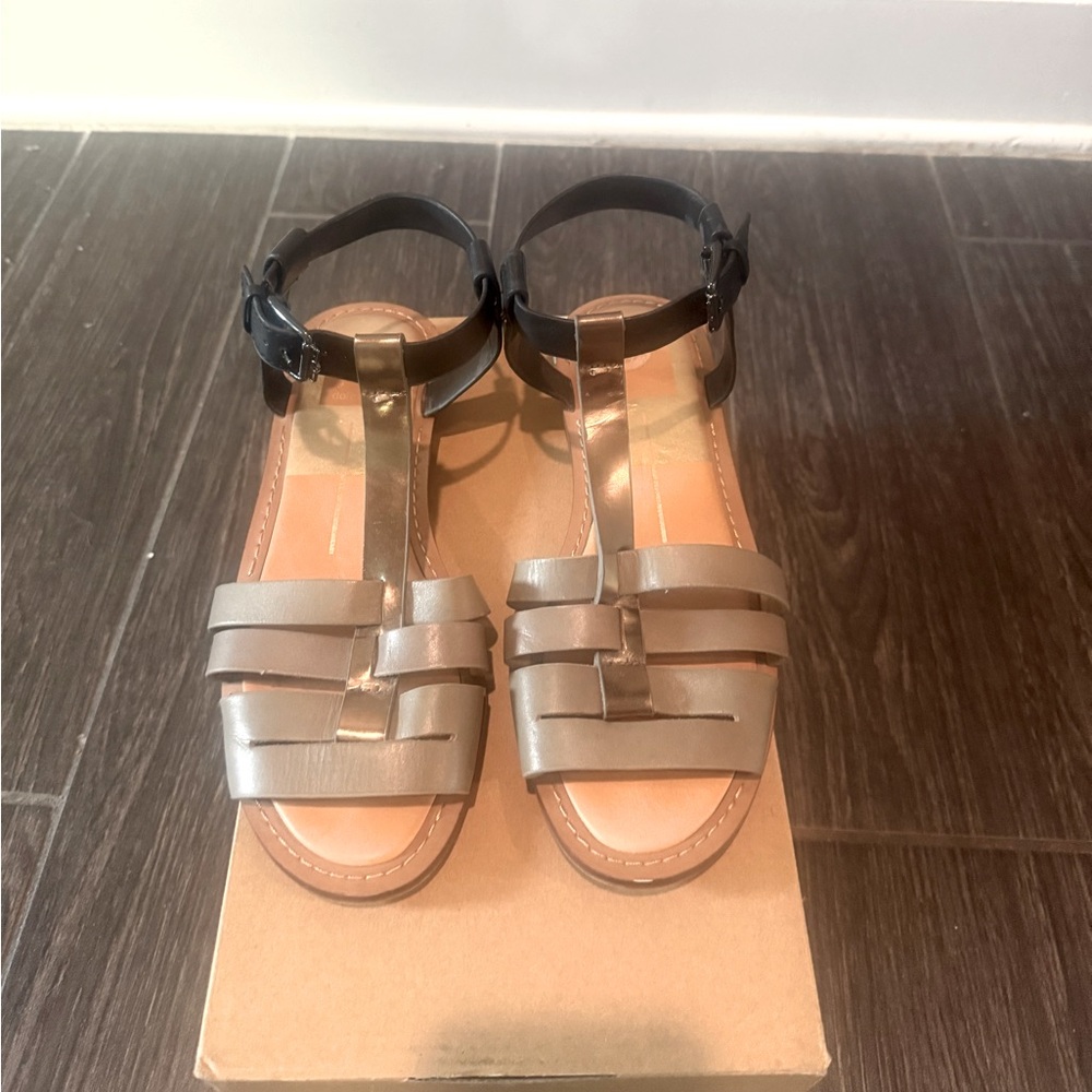 Dolce Vita Tan/Black/Metallic Women's Sandals